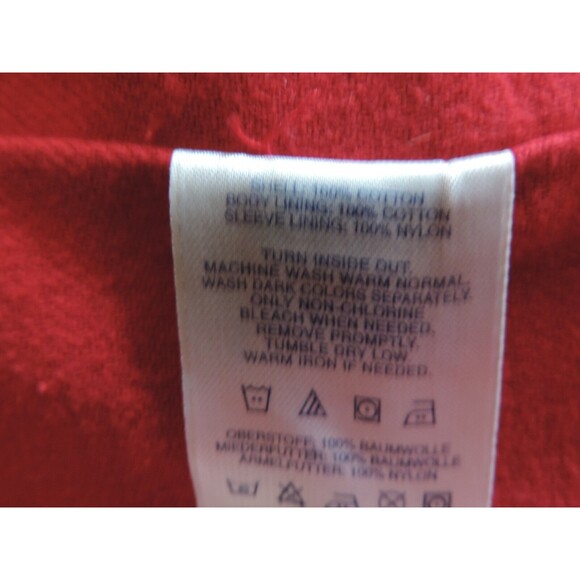 Lands' End Cotton Canvas Lined Zip Coat Jacket Mens Size LT 42 - 44 - Picture 6 of 6